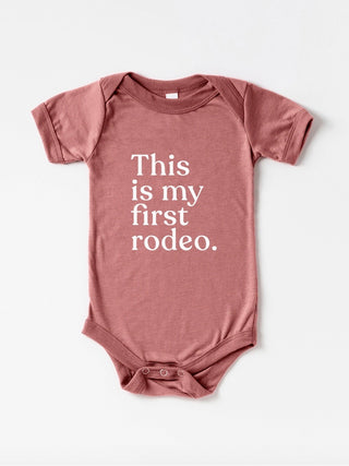 This Is My First Rodeo Onesie