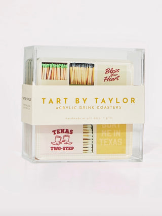 Texas Matchbook Coasters