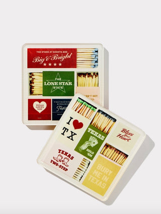 Texas Matchbook Coasters