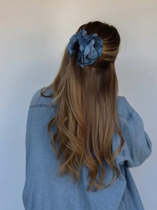 Grandpa Denim Claw Clip