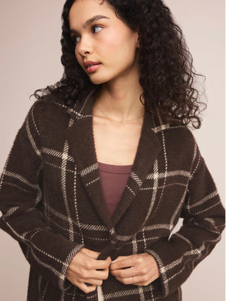Mason Sweater Plaid Coat