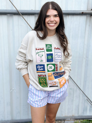 Houston Matchbook Crew Neck