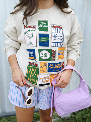 Houston Matchbook Crew Neck