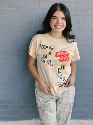 Elton Goodbye Yellow Road Tee