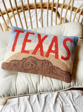 TX Sunrise Hook Pillow