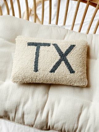 Texas TX Hook Pillow
