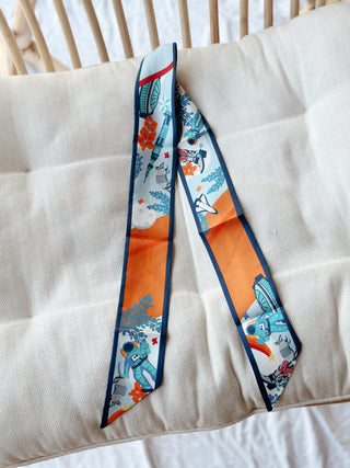 Saturday Silks Twilly Scarf