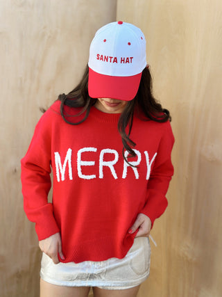 Wishlist Merry Sweater Red