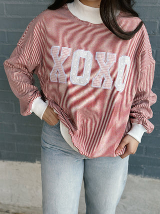 XOXO Mock Neck