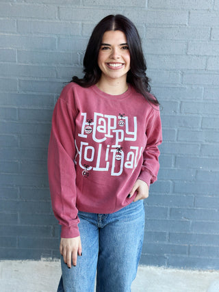 Happy Holidays Ornament Sweatshirt