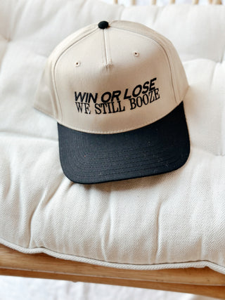 Win Or Loose We Booze Hat