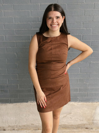 Downtown Suede Shift