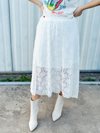 Chatsworth Skirt White
