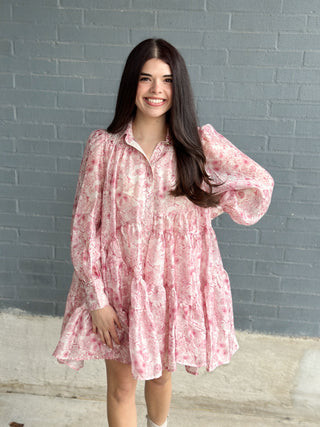 Rosie Floral Shirt Dress