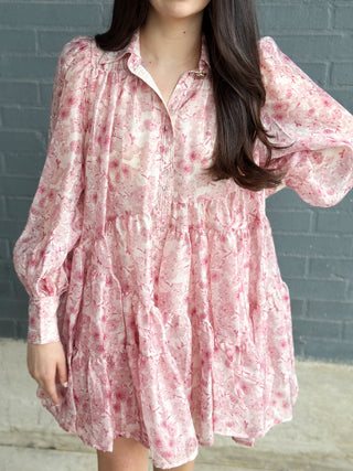 Rosie Floral Shirt Dress