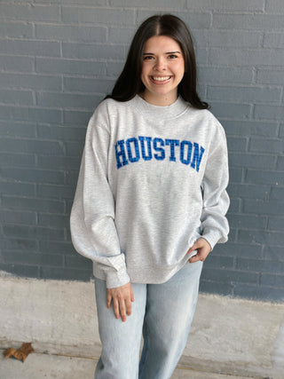 Houston Plaid Mock Neck