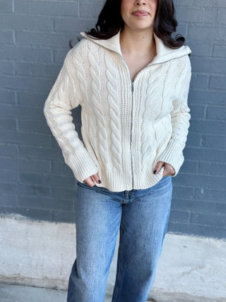 Hemingway  Cable Cardigan