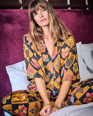 Botanical Checkerboard PJ Set
