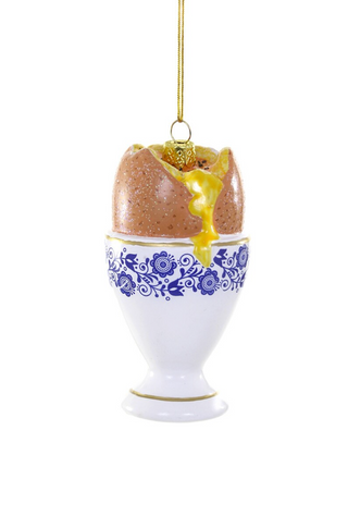 Egg in Egg Cup Ornament