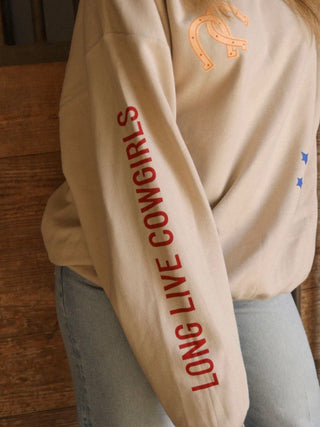 Cowgirls Patchwork Sweatshirt