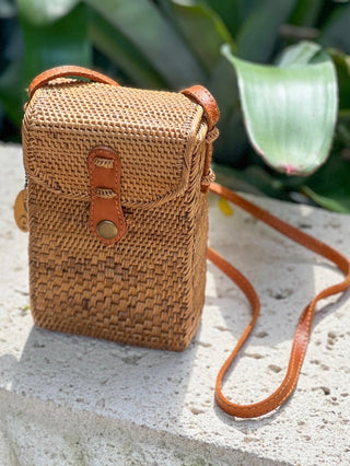 Ata Vine Cell Phone Crossbody