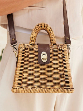 Petite Rattan Handbag