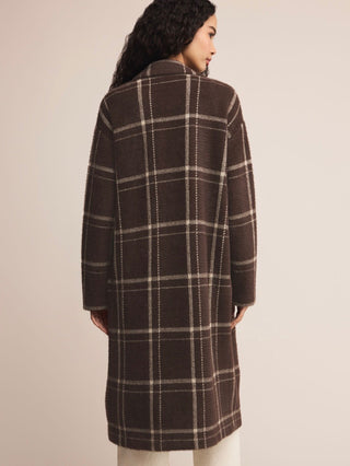 Mason Sweater Plaid Coat