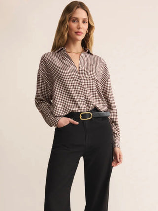 River Plaid Button Up