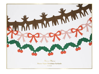 Tissue Paper Christmas Garlands