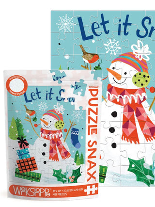 48 pc Puzzle Let It Snow
