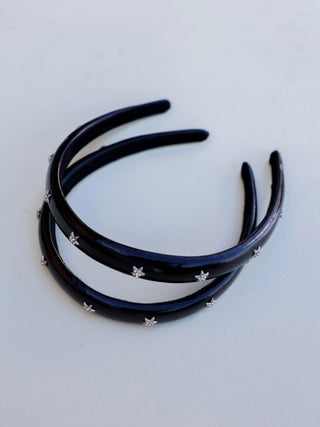 Black Star Skinny Headband