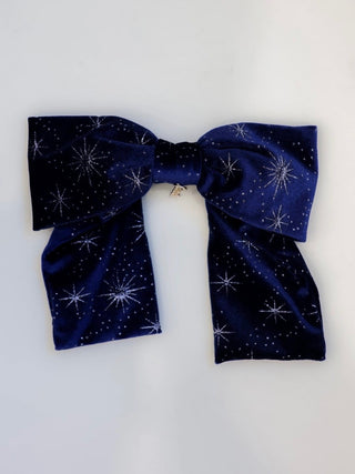 Holiday Velvet Slouchy Bow