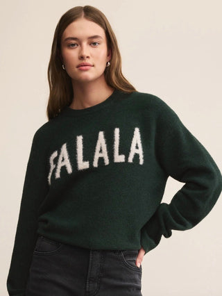 Holiday Cheer Sweater Garland Green