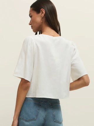 La Belle Linen Top
