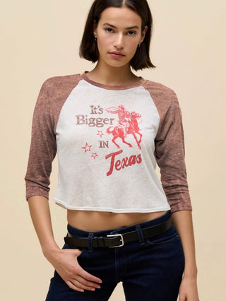 It's Bigger In Texas Raglan Tee