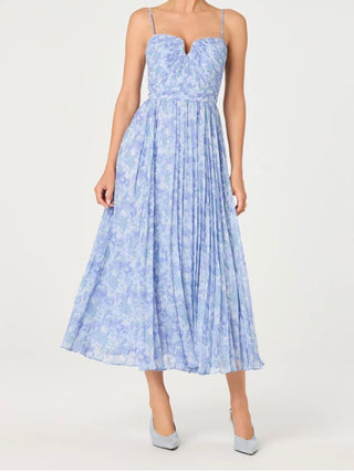 Bayley Blue Floral Dress
