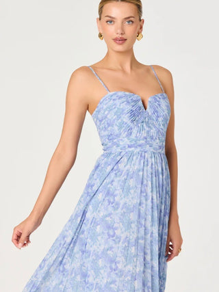 Bayley Blue Floral Dress
