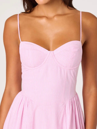 Bellamy Dress Pink Stripe