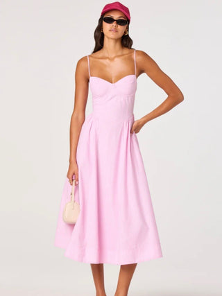 Bellamy Dress Pink Stripe