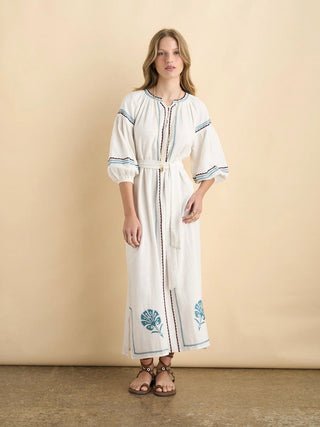 Emily Dress Ecru