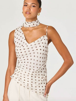 Adrie Polka Dot Top