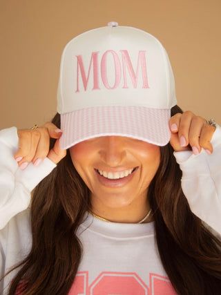 Mom Gingham Trucker