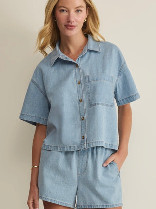 Everyday Denim Button Up
