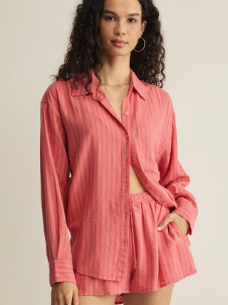 Perfect Striped Button Up