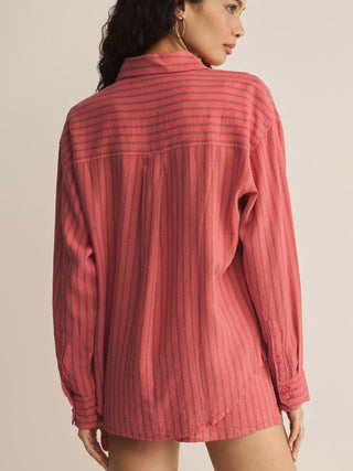 Perfect Striped Button Up