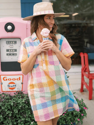 Rainbow Plaid Getaway Mini