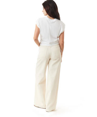 Brynn Sand Stripe Wide Leg