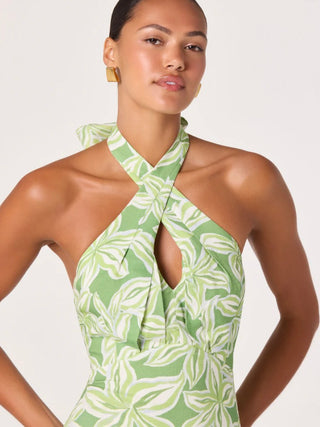 Anita Tropical Lime Dress