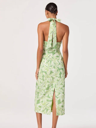 Anita Tropical Lime Dress