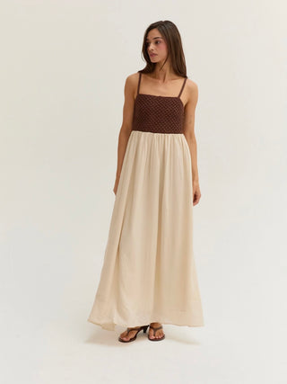 Jane Maxi Dress Brown